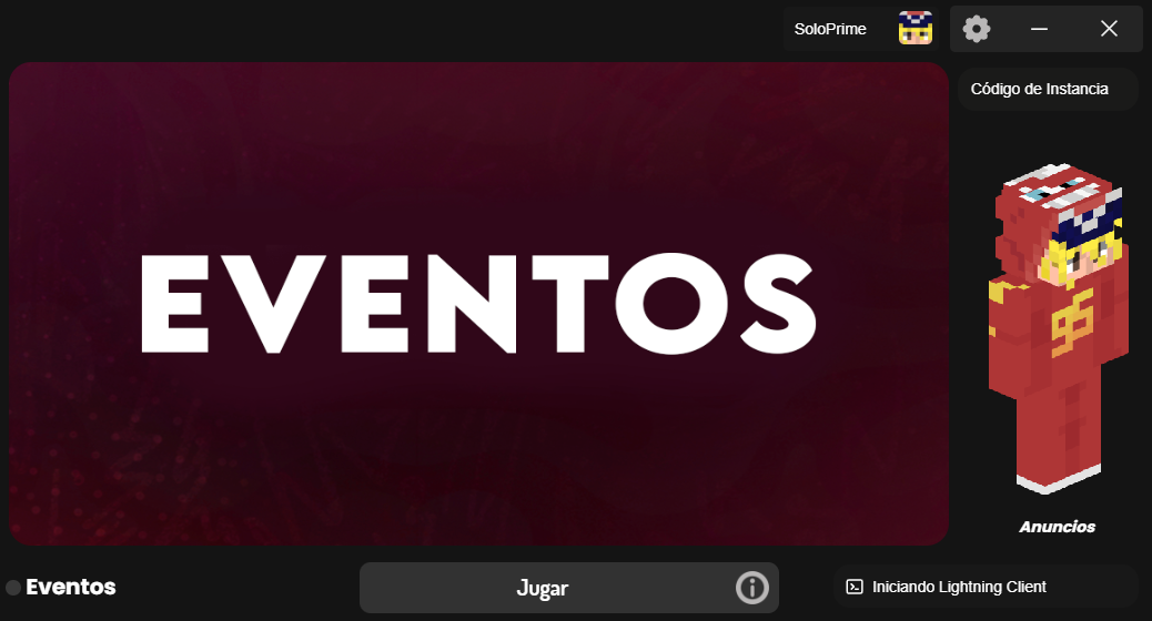 Vista previa del launcher